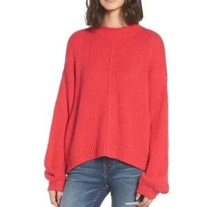 BP bright pink sweater womens size M preloved